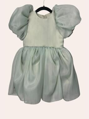 Lisa Light Green Girls Gown